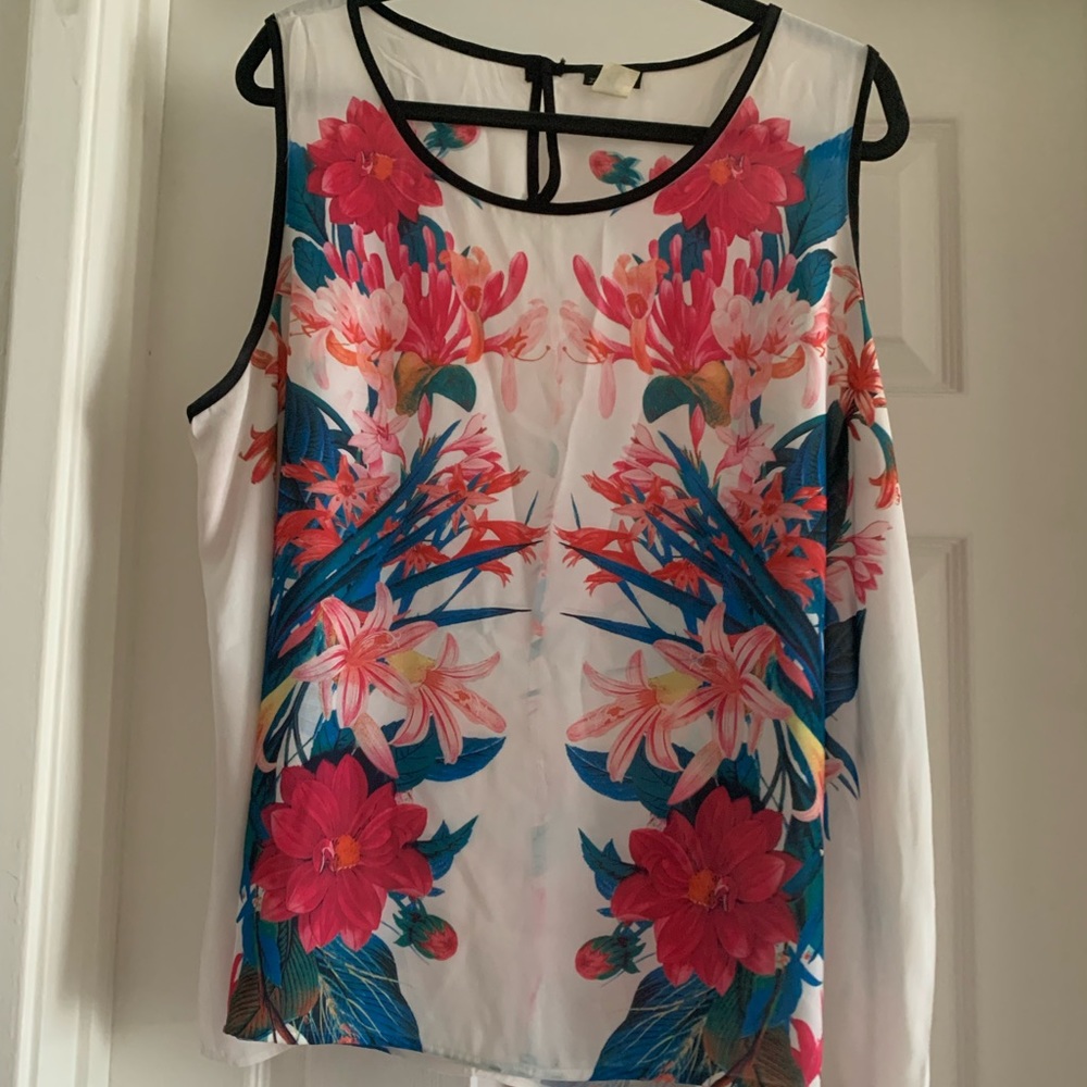Zenobia floral tank top